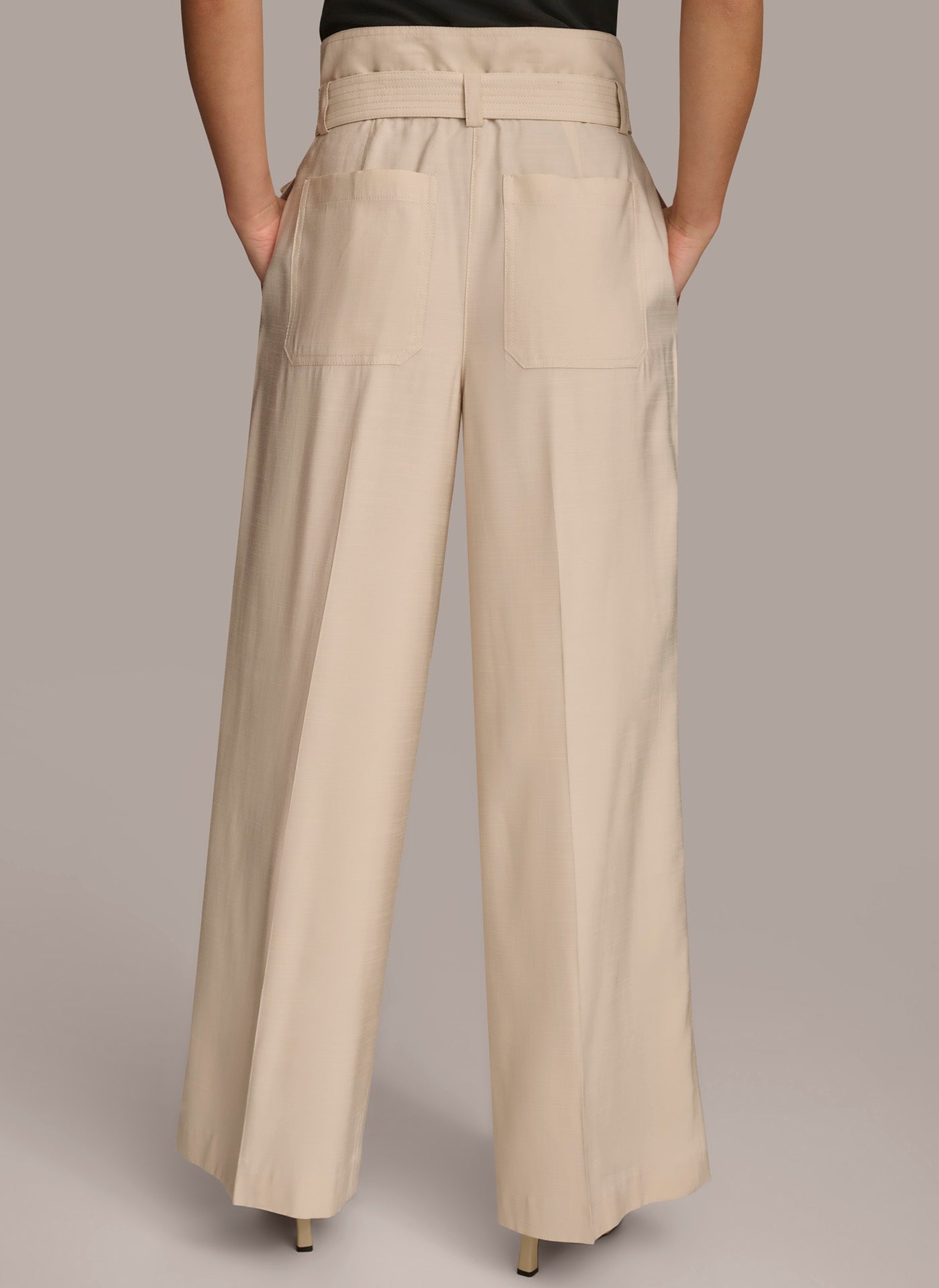 (image for) ELEGANT HIGH WAISTED WIDE LEG PANT